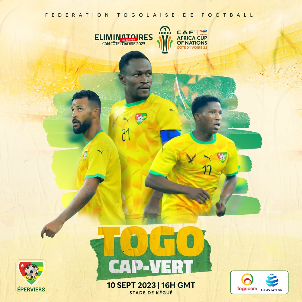 Eliminatoires CAN 2023 / J6 : Livestream du match Togo vs Cap Vert