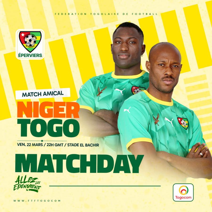 Fenêtre FIFA Mars 2024 / Livestream du match amical Niger vs Togo