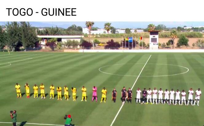 Stage en Turquie / TOGO vs Guinée (2-0): Les 2 buts en grand format des éperviers