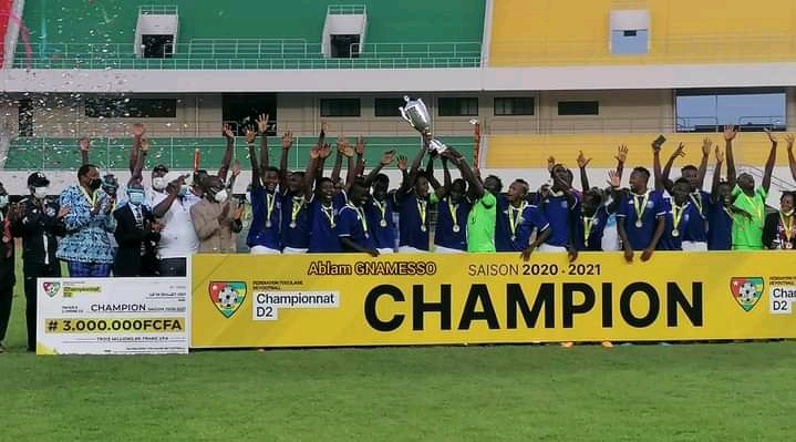 D2 Togo : Kakadl de Doufelgou sacré champion.
