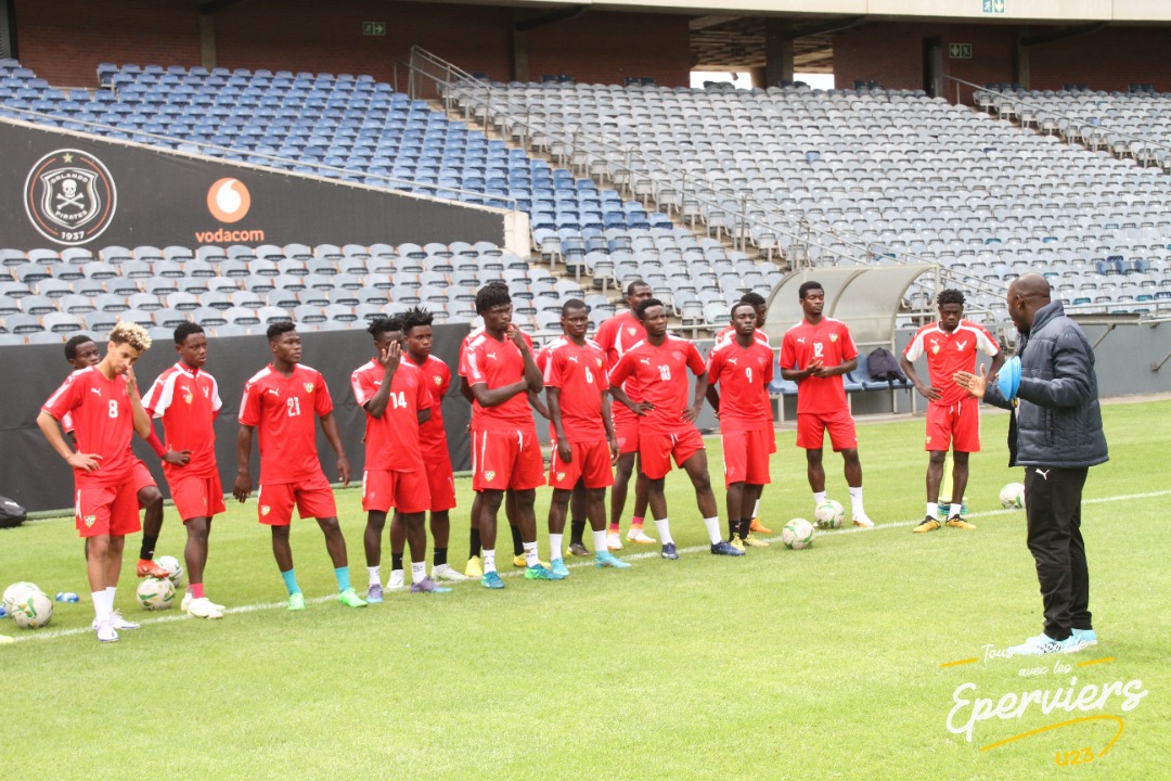 Qualifs CAN U23| Afrique du Sud vs Togo : Les Éperviers U23 bouclent les préparatifs à Johannesburg par la reconnaissance du stade