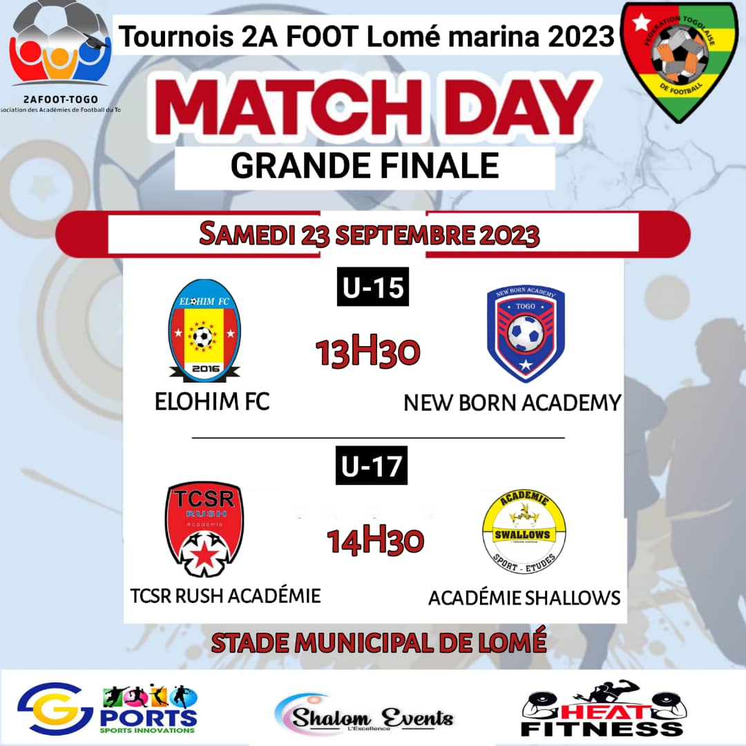 Tournoi 2A Foot Lomé Marina 2023 : tout savoir sur les grandes finales 