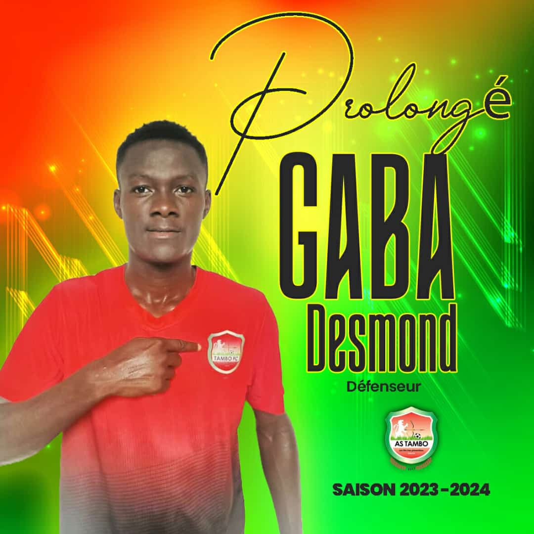 Desmond GABA rempile avec Tambo FC de Datcha