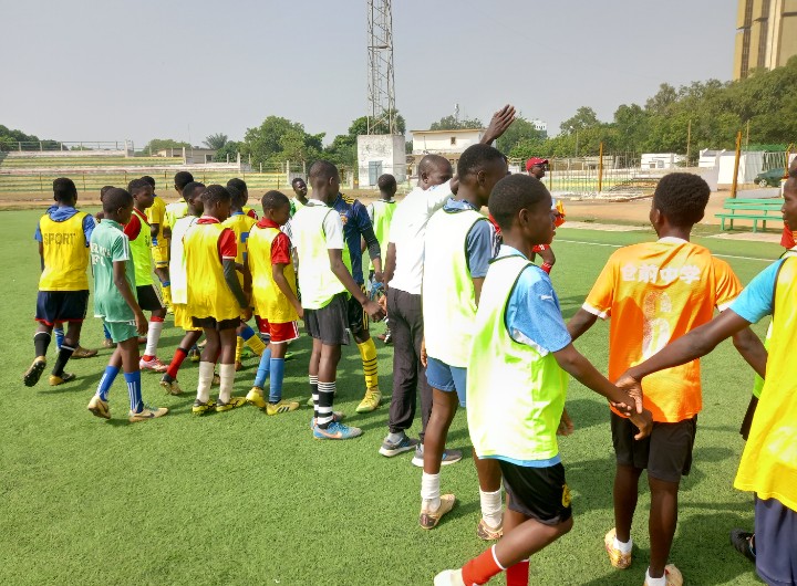 U15 Lomé-Golfe: Retour à l'entraînement des jeunes ce matin, réaction du DT Talon Kouassi Ferdinand et du coach Moussa Sakibou