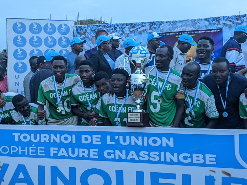 Océan FC enlève l’Édition 2023 du Tournoi de l'Union Trophée Faure GNASSINGBÉ